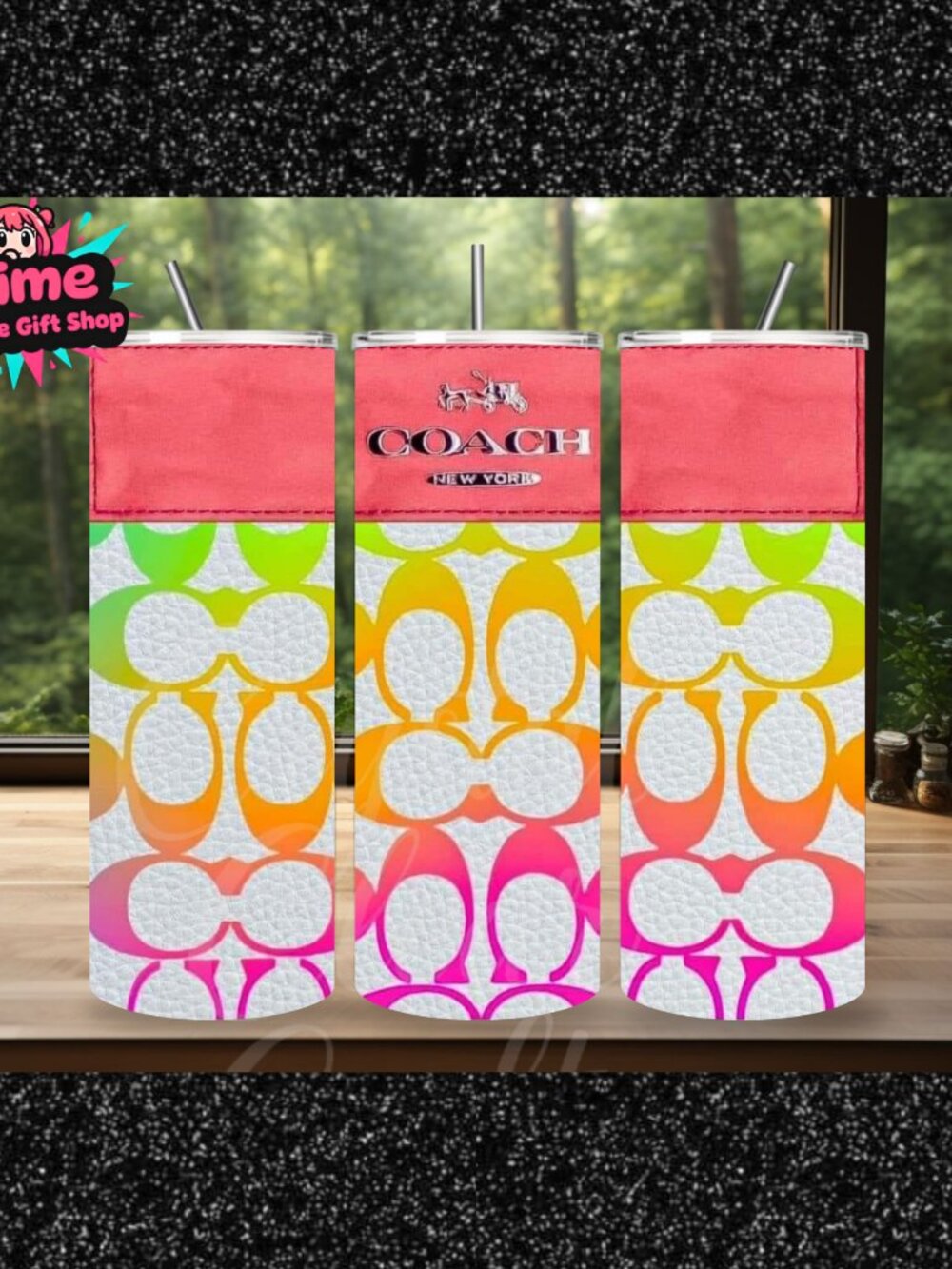 Coach 20oz Stainless Steel Tumbler Custom
